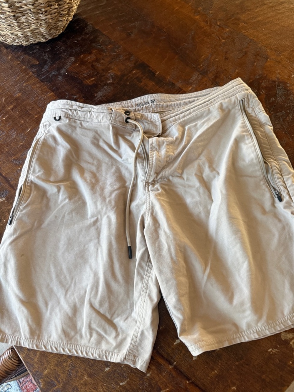 Roark Men's Hybrid Drawstring Shorts - Khaki Beige